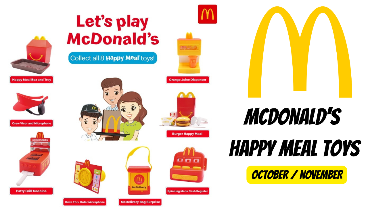 McDonald's Happy Meal Toys November 2022 Singapore Let's Play